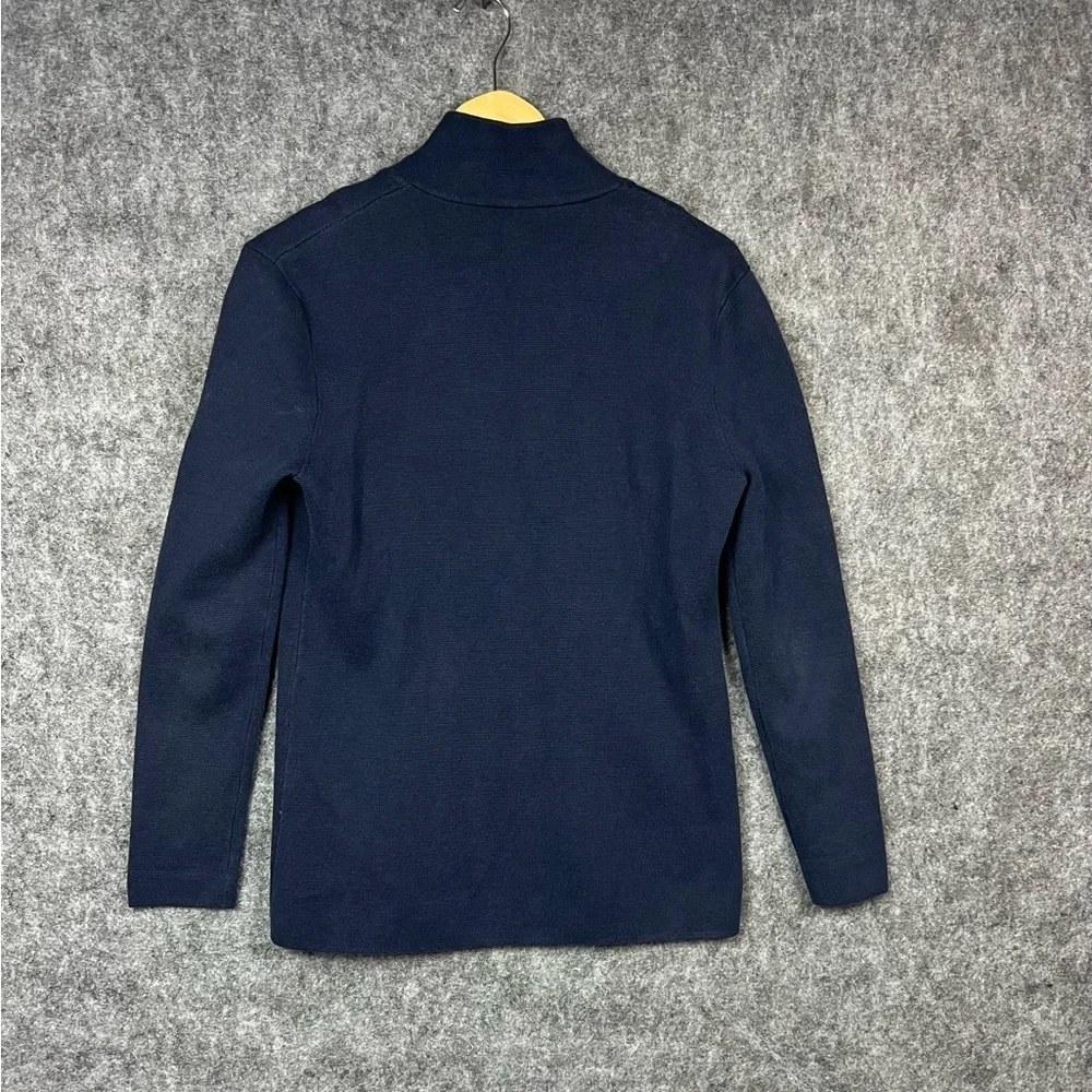 J.Crew Mercantile‎ Navy Blue Cotton Knit Blazer / Cardigan Women’s Size Small